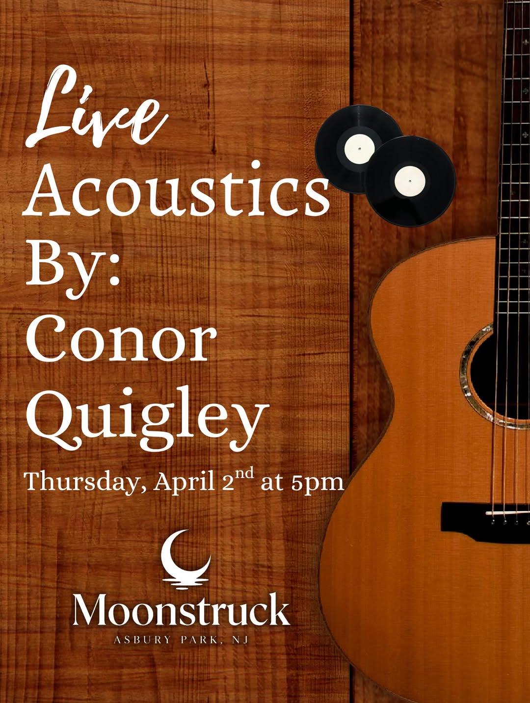 Live Acoustic Music with Conor Quigley