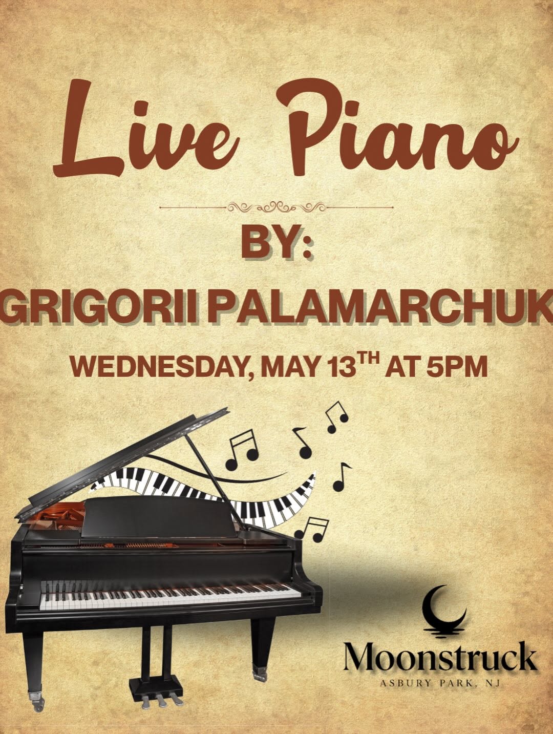 Live Piano with Grigorii Palamarchuk