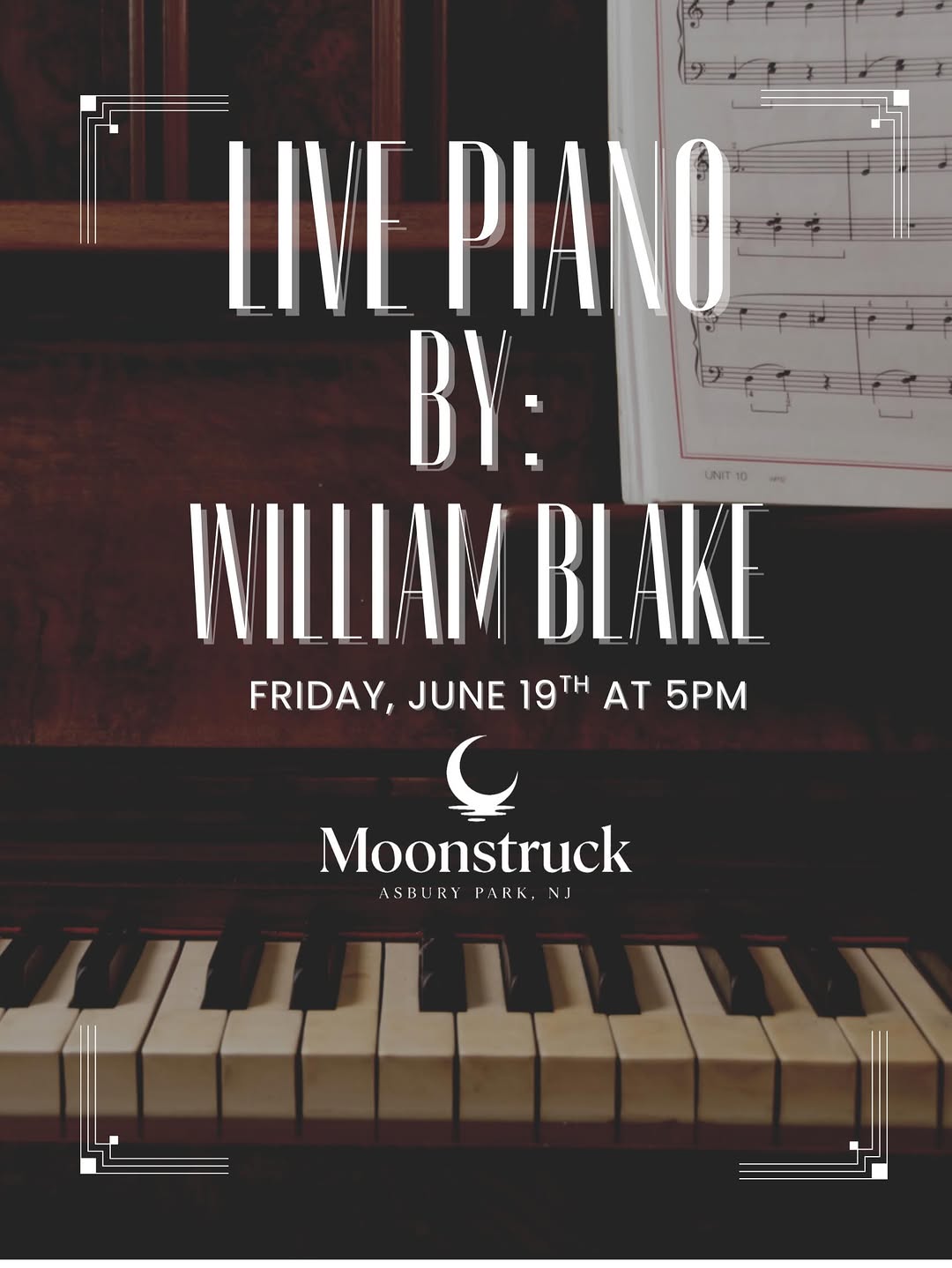 William Blake Live Piano