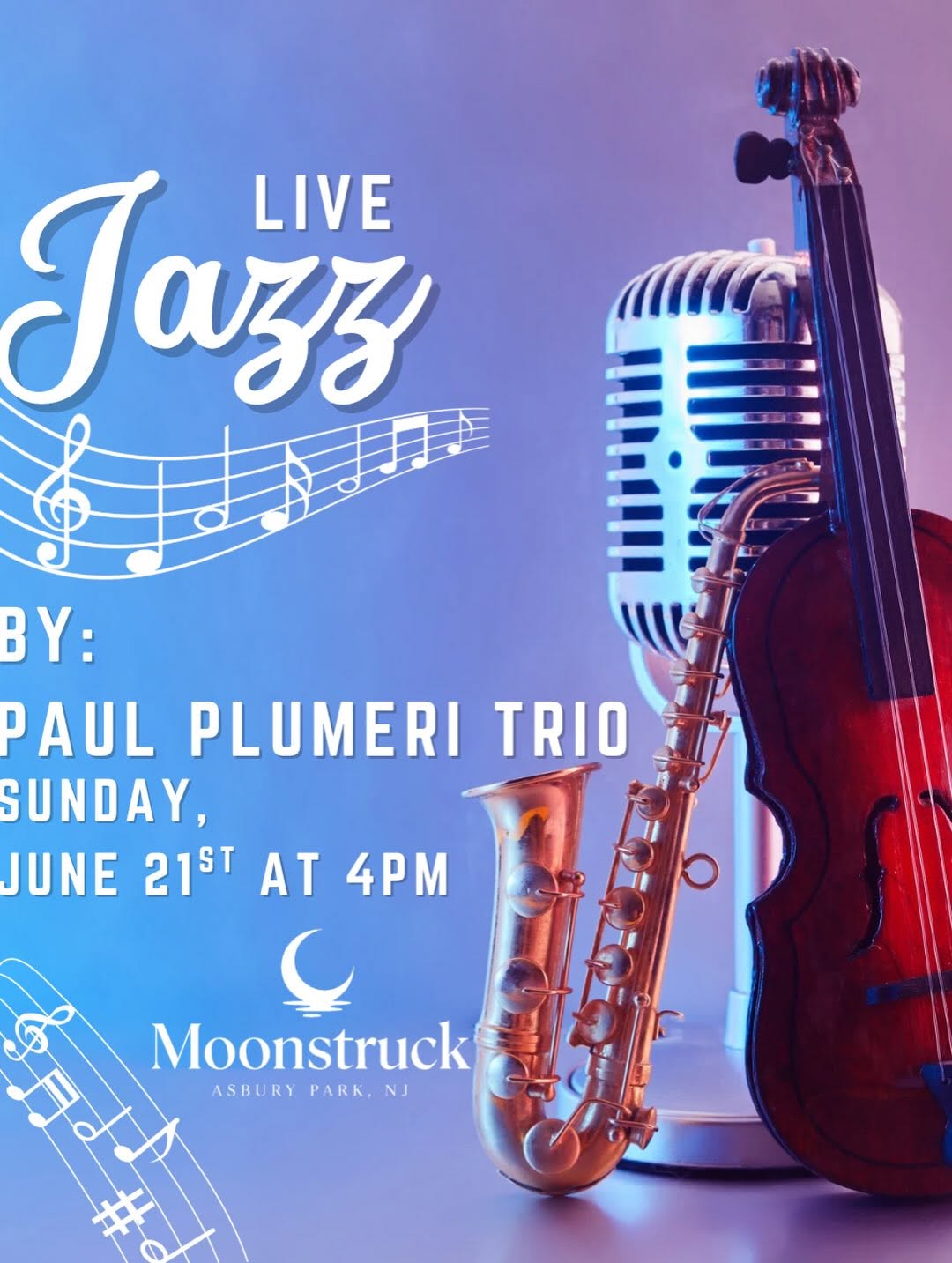 Live Jazz by: Paul Plumeri Trio