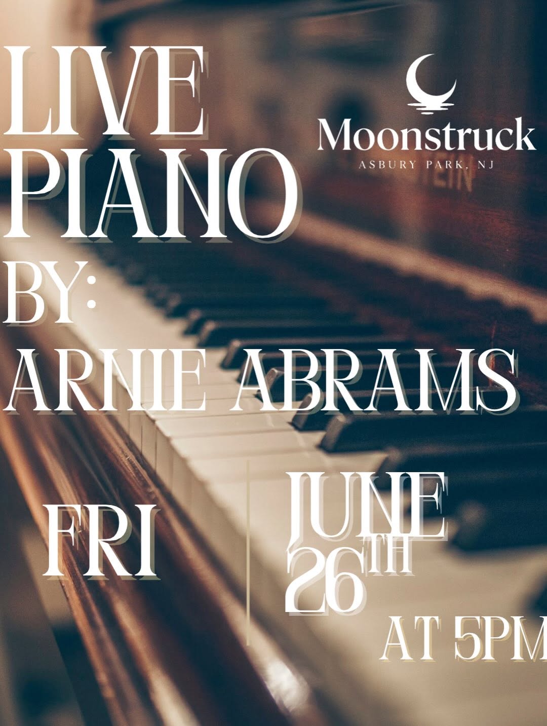 Live Piano: Arnie Abrams