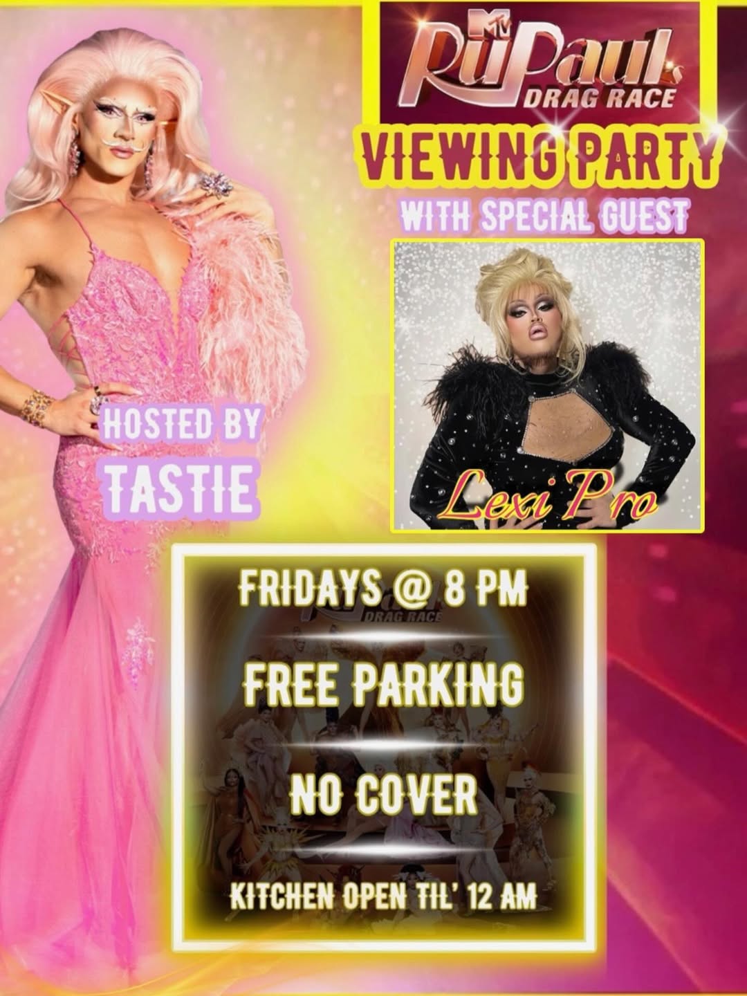 RuPaul's Drag Race Viewing Party with Special Guests Divinity Banks & Lexi Pro
