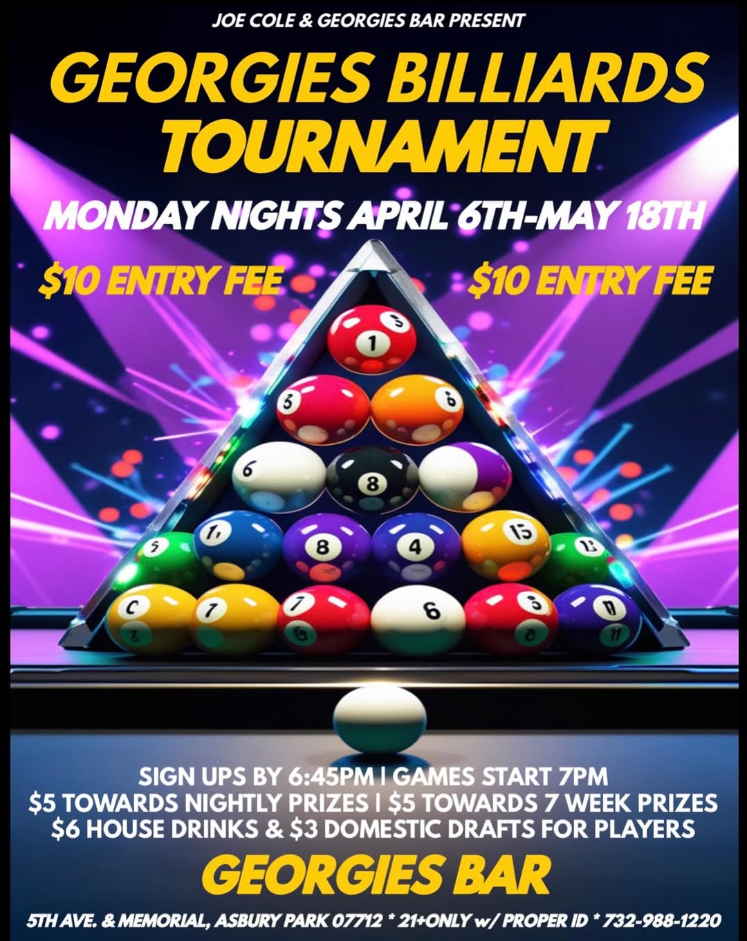 Georgies Billiards Tournament