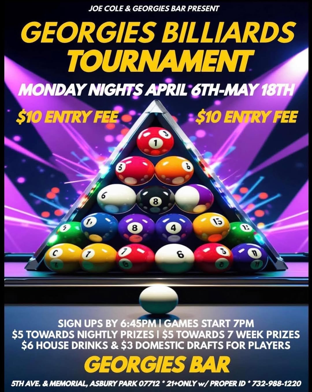 Georgies Billiards Tournament Finals