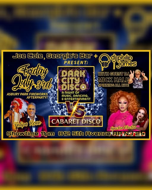 Asbury Park Fireworks Afterparty: Dark City Disco vs. Cabaret Disco