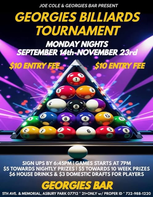 Georgies Billiards Tournament