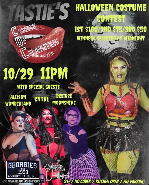 Tastie’s Cabinet of Curiosities: Halloween Edition & Costume Contest