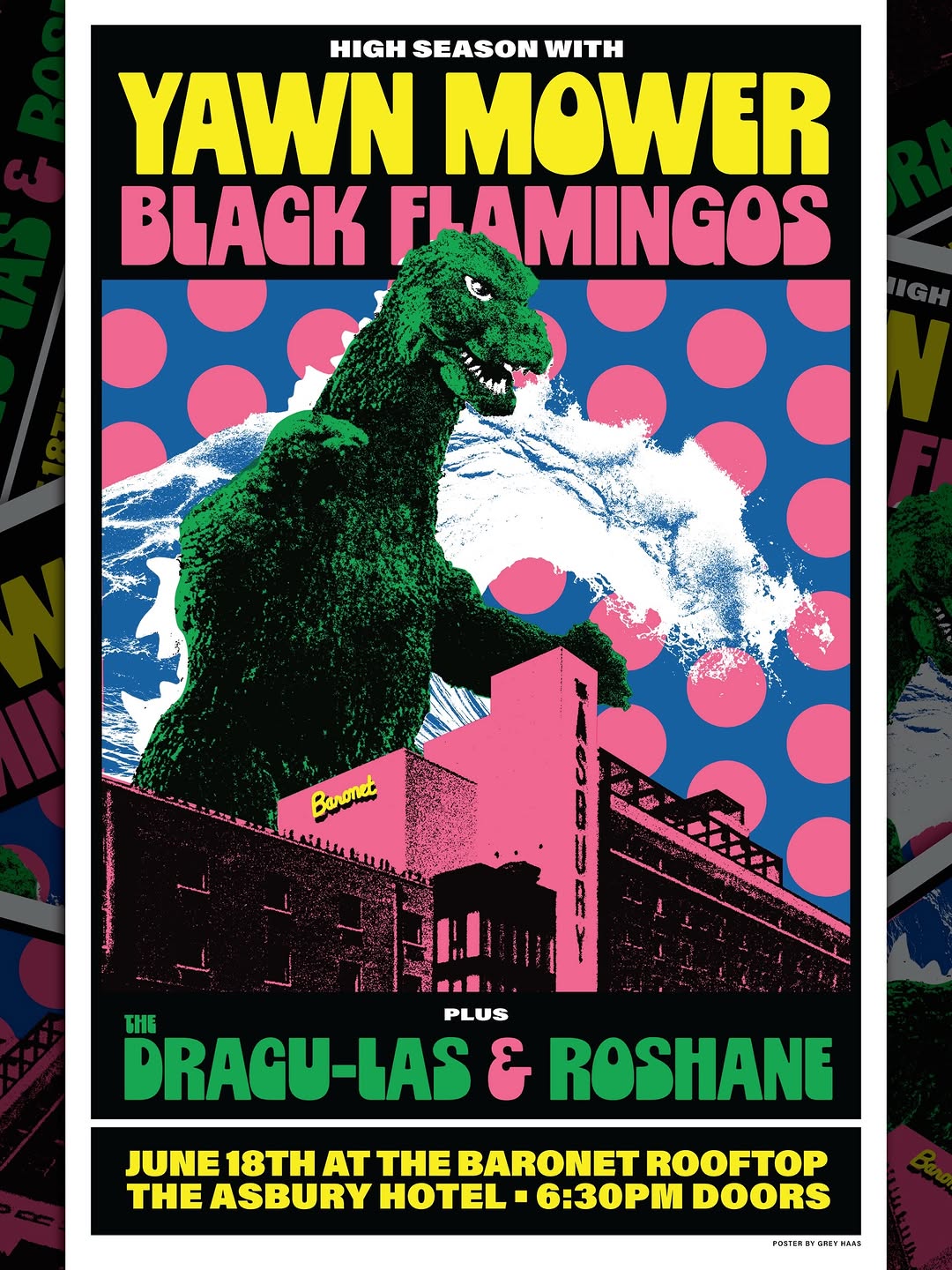 High Season with Yawn Mower, Black Flamingos, The Dracu-Las & Roshane