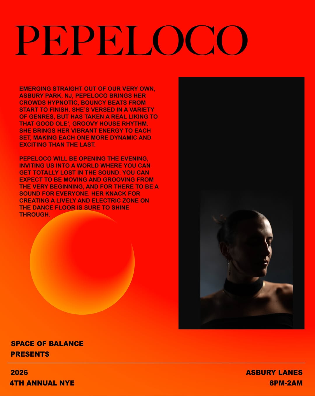 Space of Balance Presents: Pepeloco 4th Annual NYE