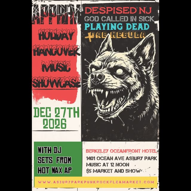 The Holiday Hangover Punk Rock Flea Market Music Showcase