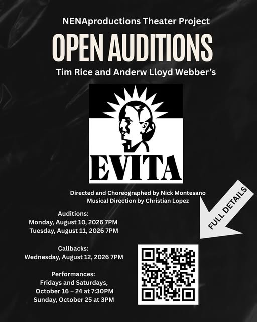 NENAproductions Theater Project OPEN AUDITIONS: EVITA