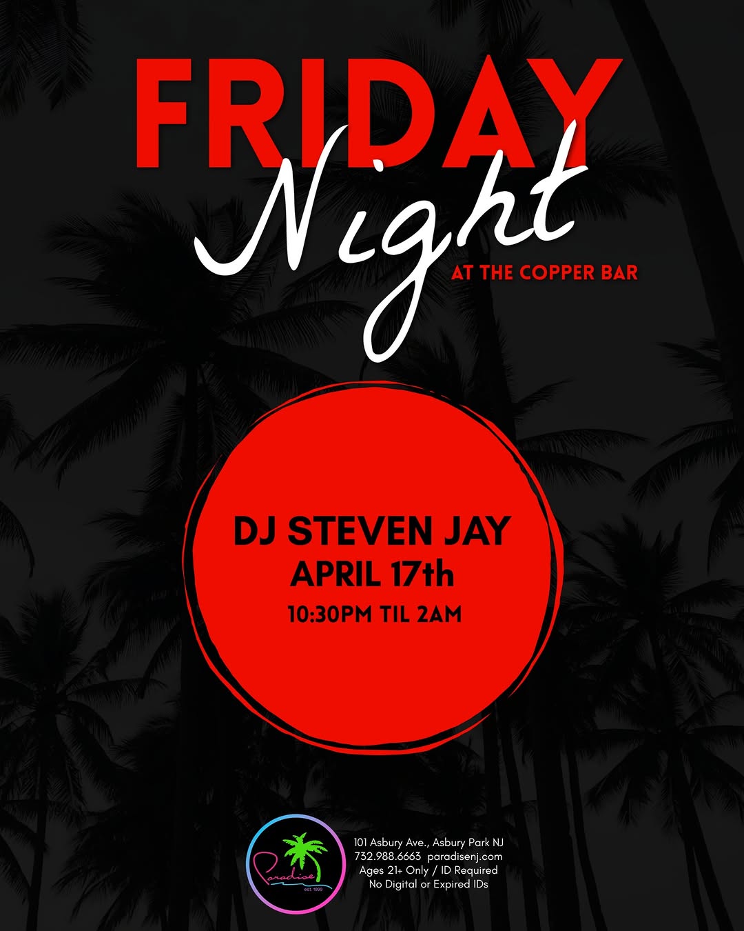 Friday Night at the Copper Bar featuring DJ STEVEN JAY