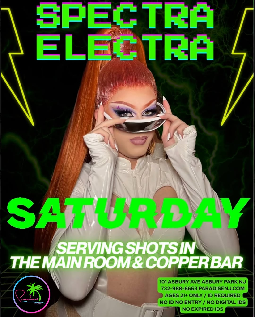Spectra Electra Serving Shots