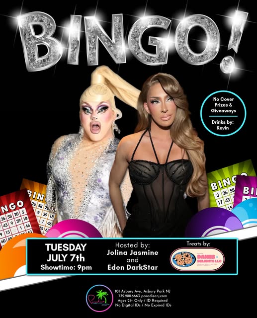 Drag Bingo with Jolina Jasmine & Eden DarkStar