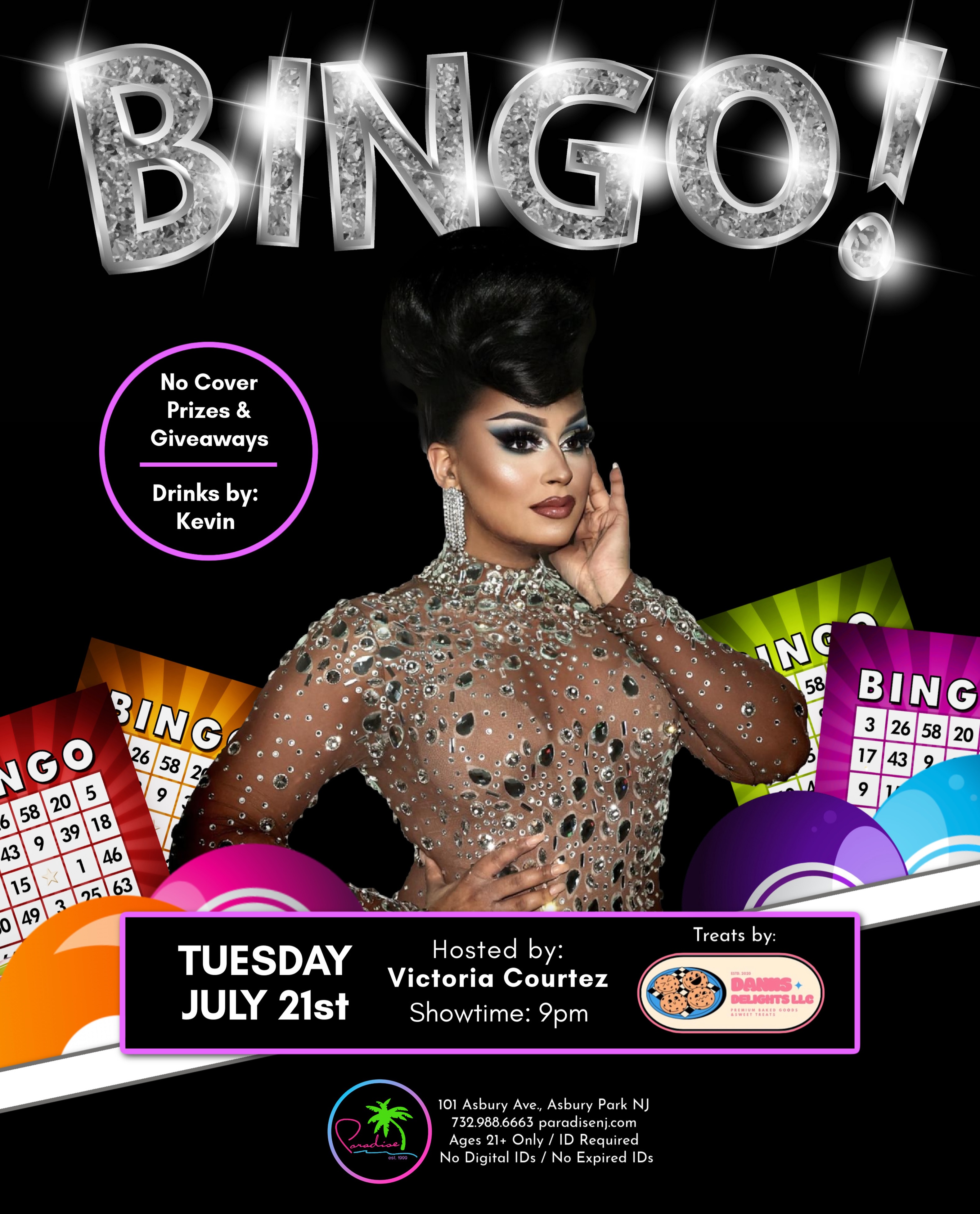 Bingo with Victoria Courtez