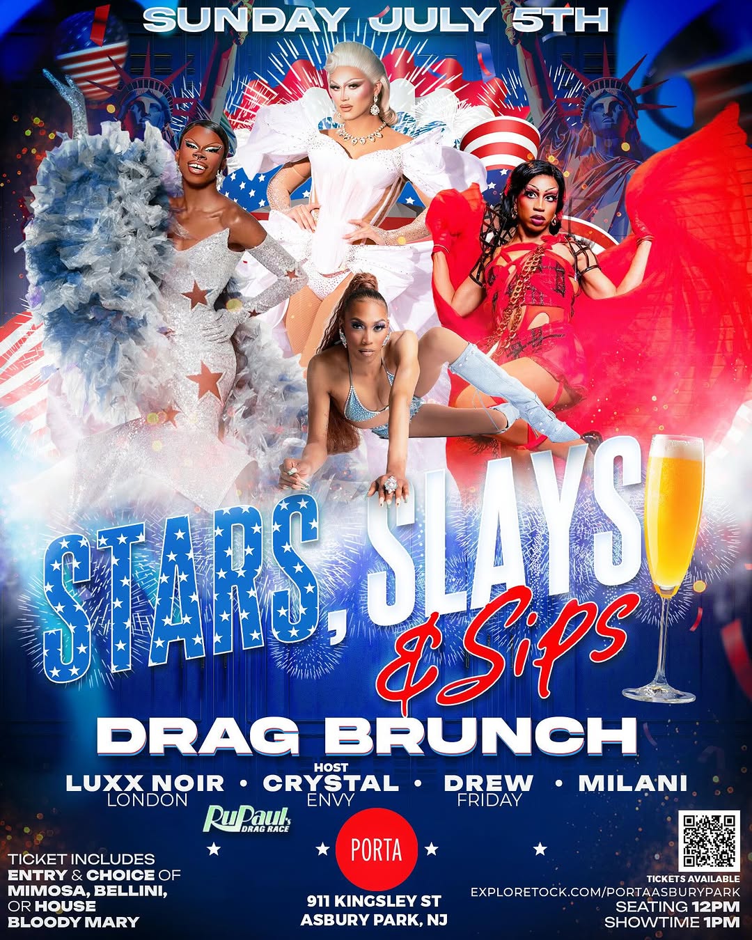 Stars, Slays & Sips: Drag Brunch