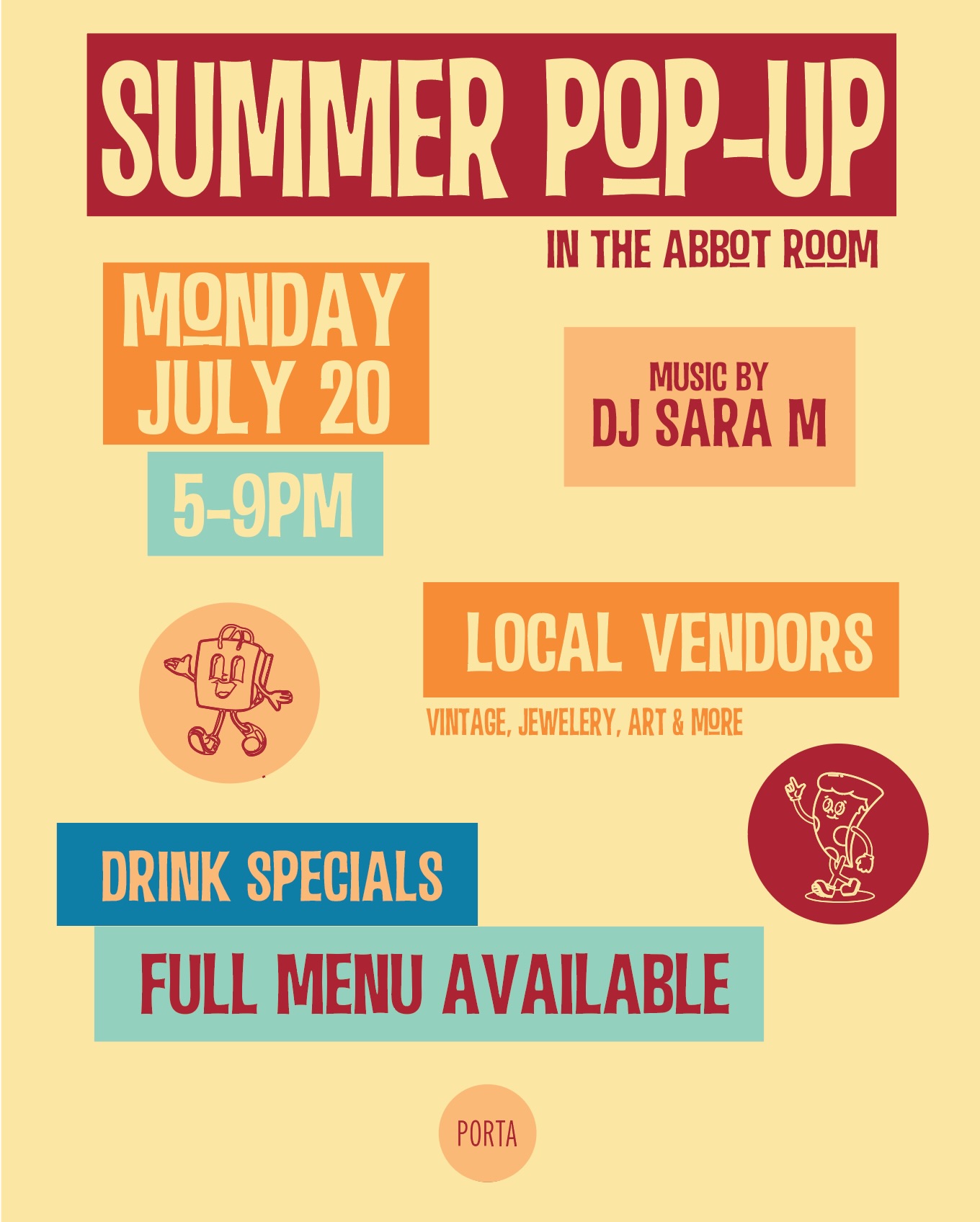 Summer Pop-Up in the Abbot Room