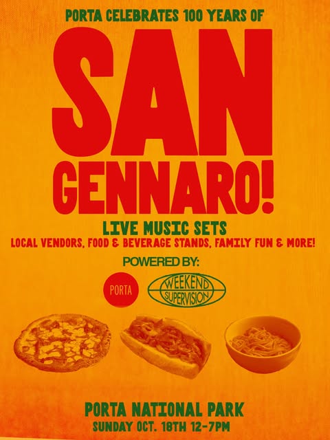 Porta Celebrates 100 Years of San Gennaro!