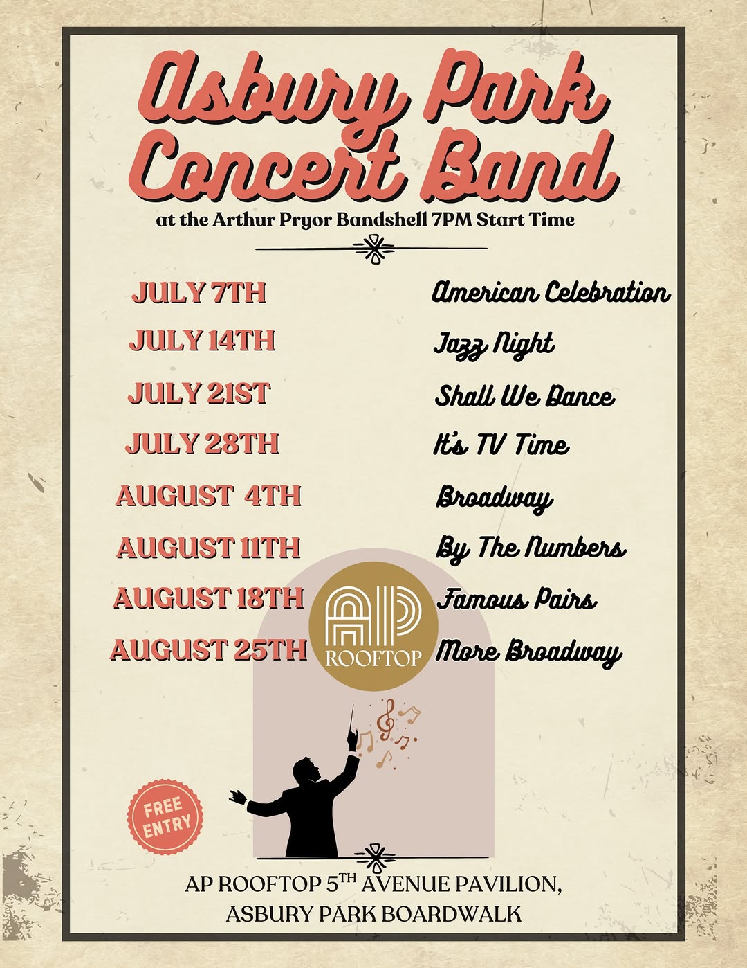 Asbury Park Concert Band: Famous Pairs