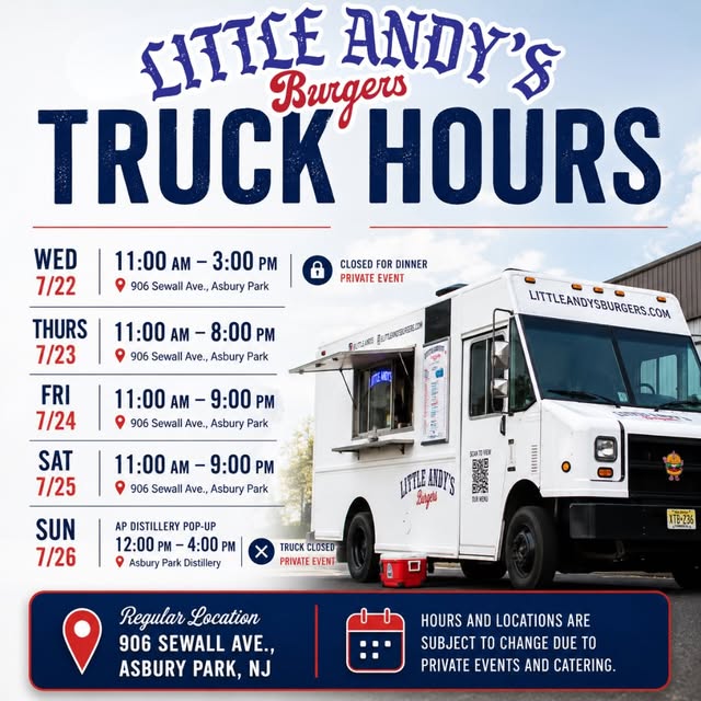 Little Andy’s Burgers Pop-Up at AP Distillery