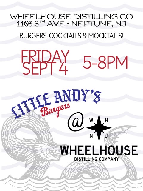 Little Andy's Burgers Pop-Up at Wheelhouse Distilling Co