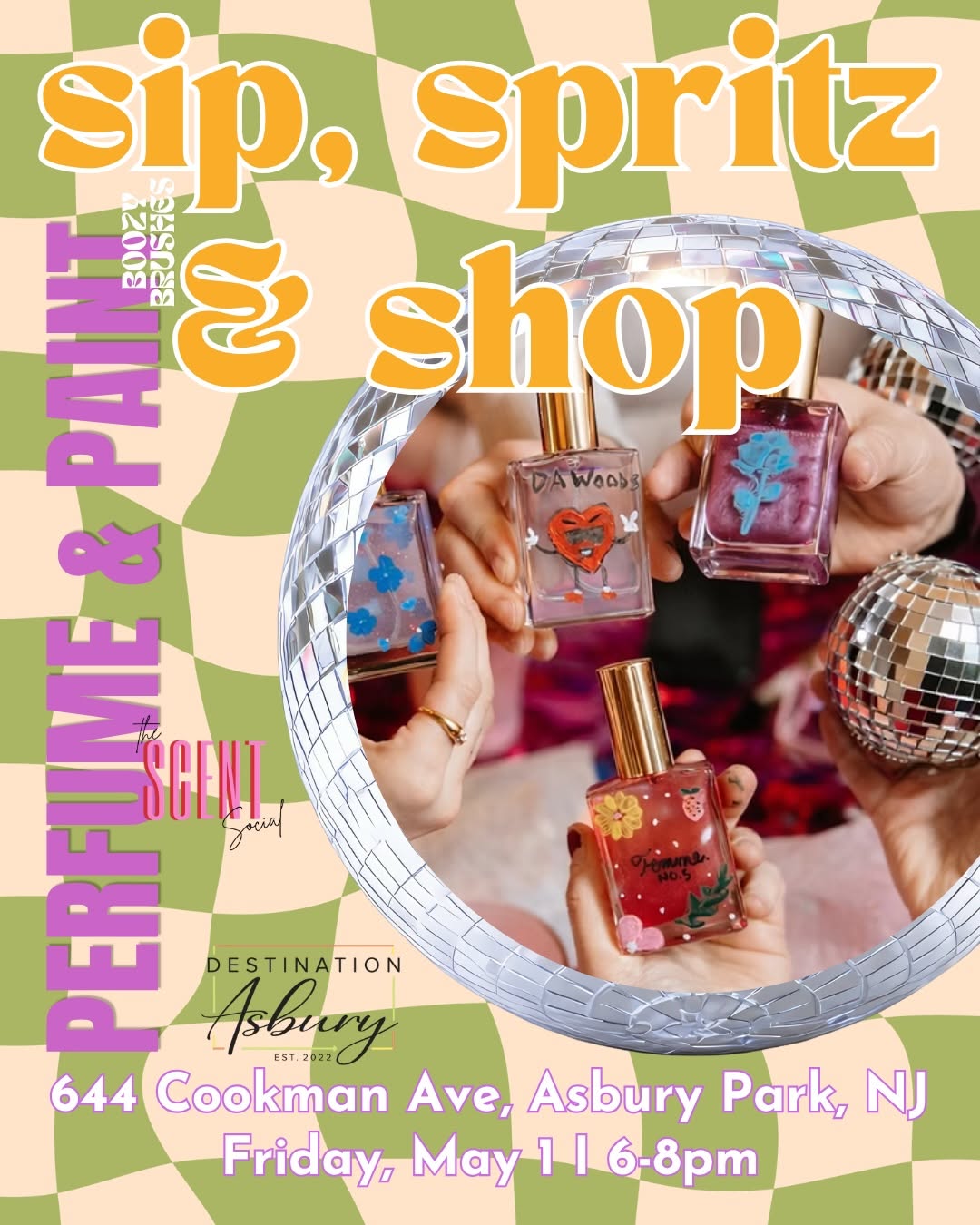 Sip, Spritz & Shop: Perfume & Paint