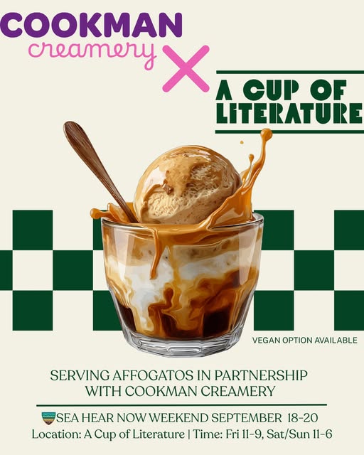 Cookman Creamery x A Cup of Literature Affogato Pop-Up