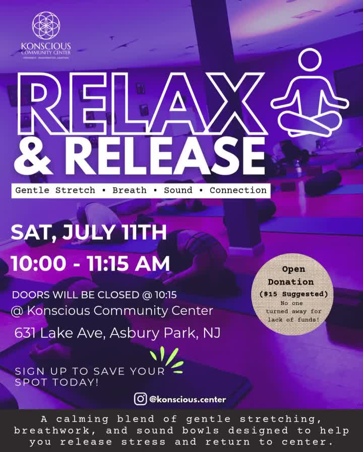Relax & Release: Gentle Stretch, Breath, and Sound