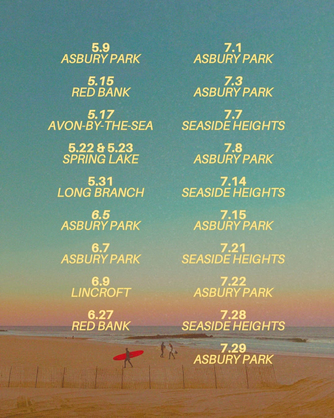 Tour the Shore 2026: Asbury Park