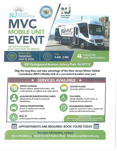 MVC Mobile Unit Event
