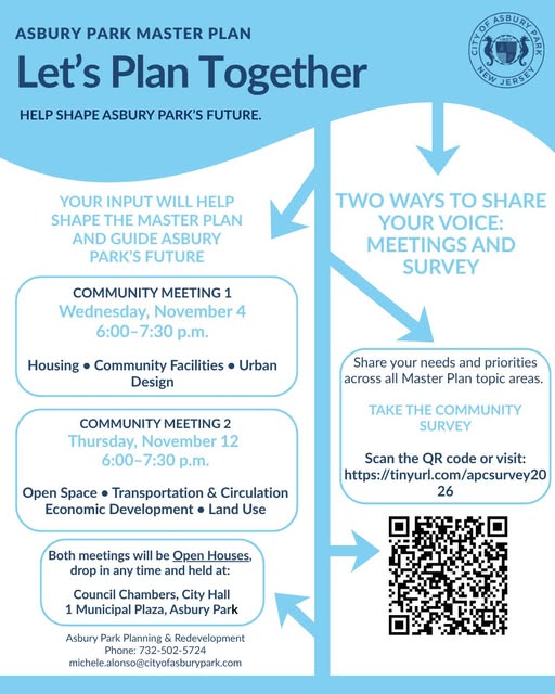 Asbury Park Master Plan: Community Meeting 1