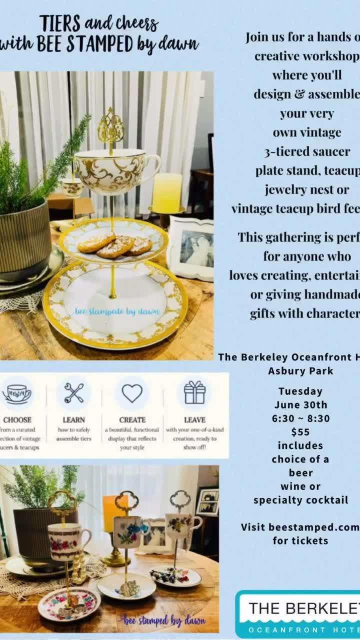 Tiers and Cheers with Bee Stamped by Dawn