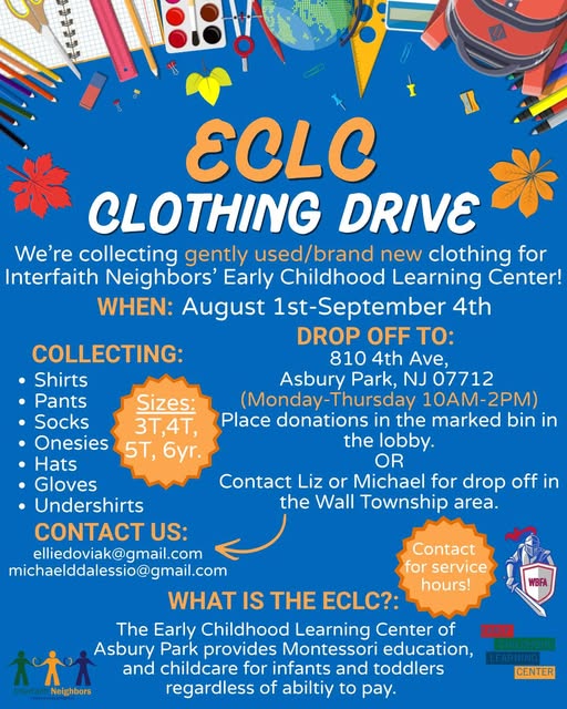 ECLC Clothing Drive