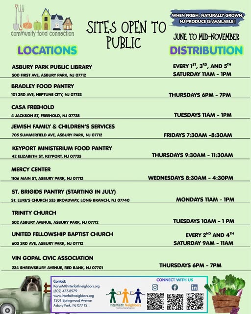 Community Food Connection Free Produce Distribution