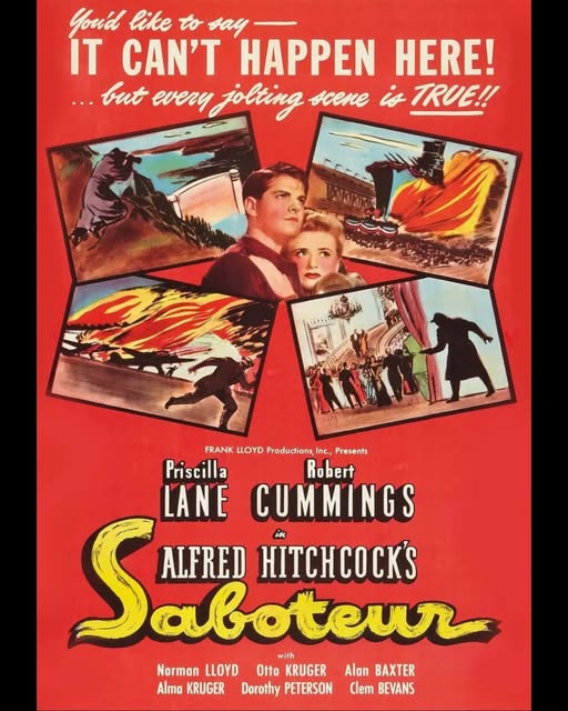 Hitchcock'tober: Saboteur (1942)