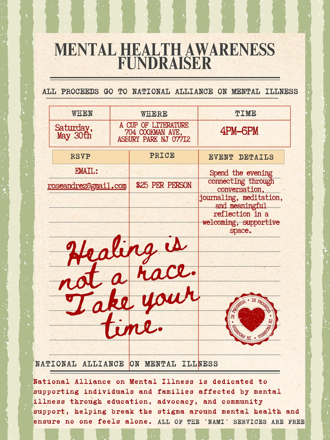 Mental Health Awareness Fundraiser
