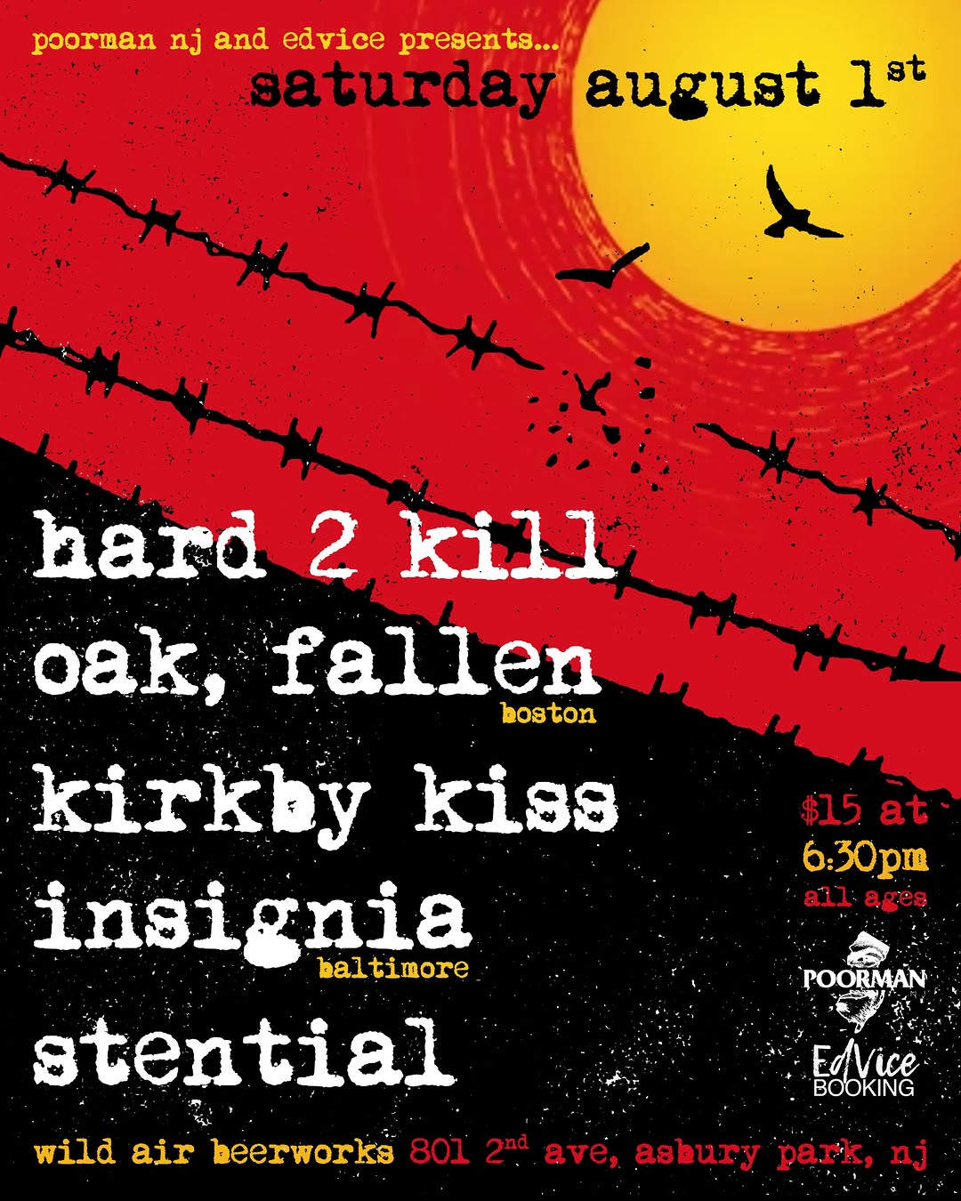 Hard 2 Kill, Oak, Fallen, Kirkby Kiss, Insignia, Stential