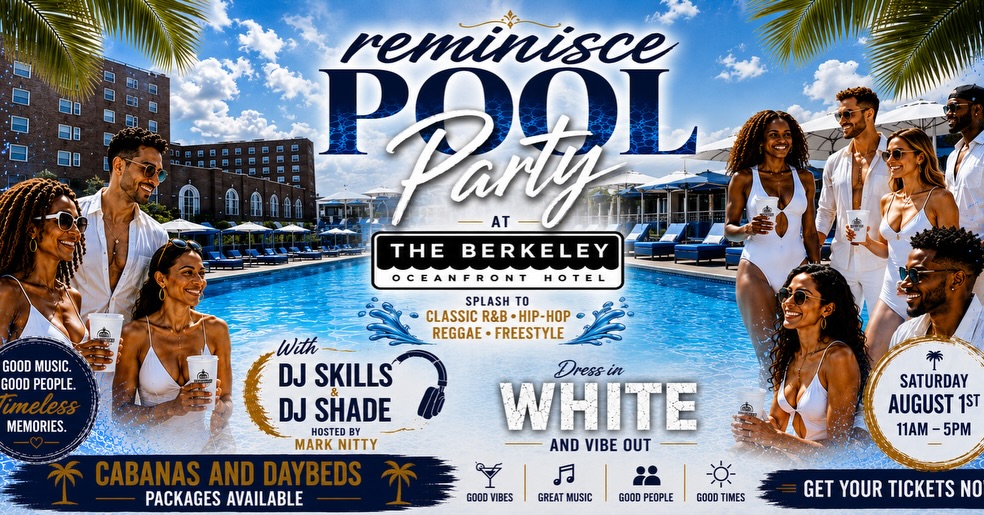 Reminisce Pool Party: All White Classic