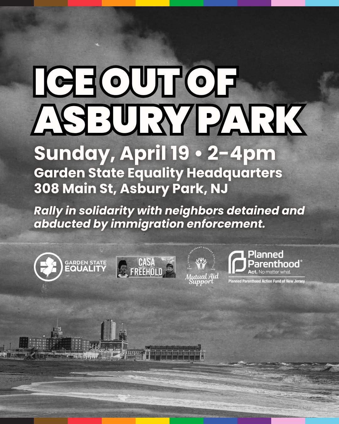 Ice Out of Asbury Park: Community Rally for Immigrant Rights