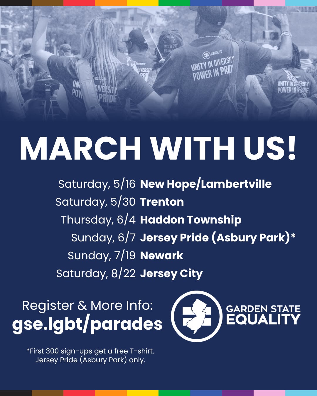 March With Us: Jersey Pride (Asbury Park)