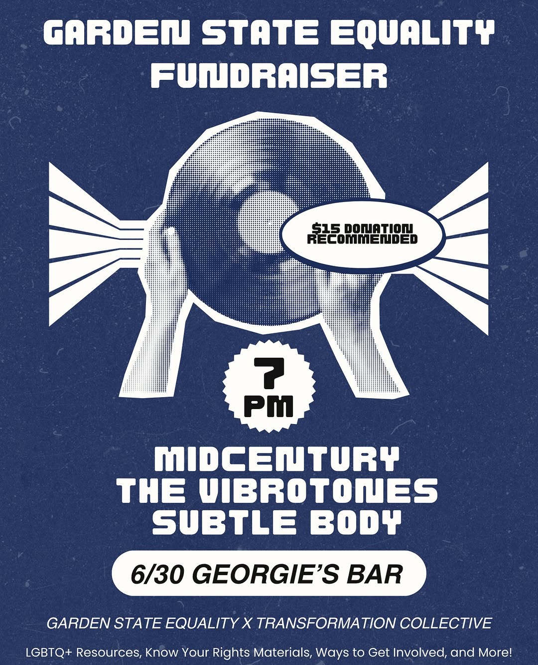 Garden State Equality Fundraiser: Midcentury, The Vibrotones, Subtle Body