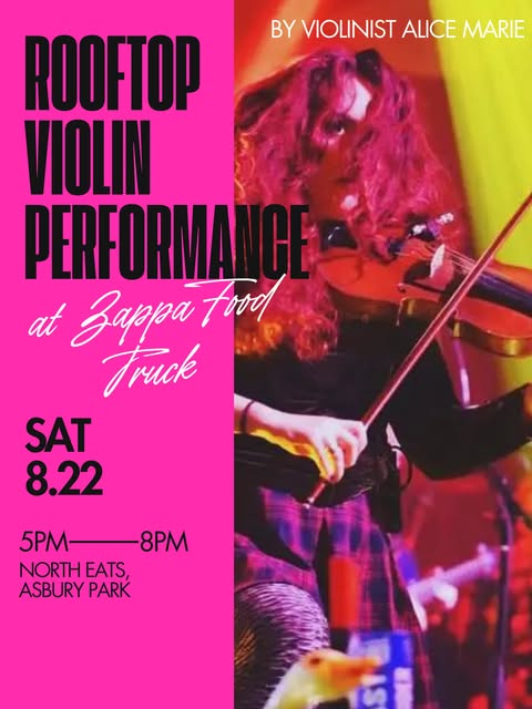 Rooftop Violin Performance by Alice Marie