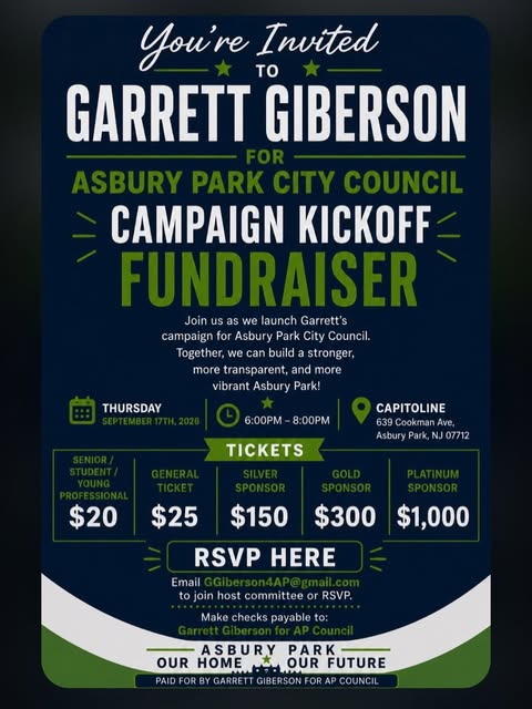 Garrett Giberson Campaign Kickoff Fundraiser