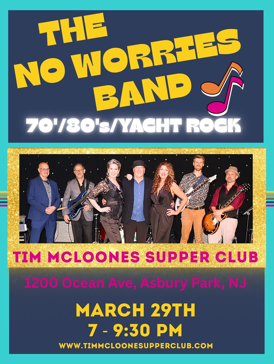 The No Worries Band: 70s, 80s & Yacht Rock