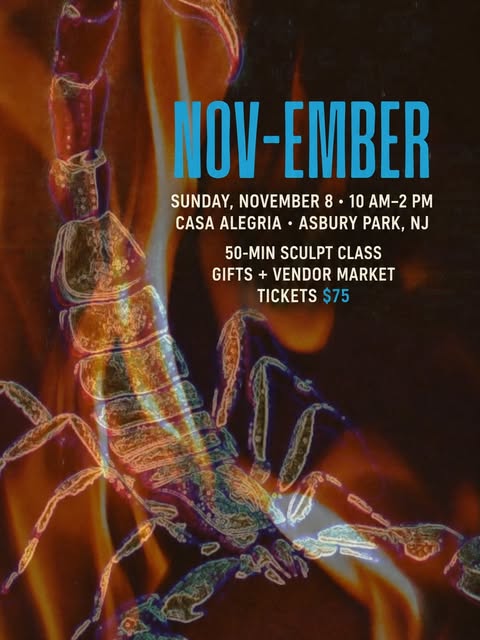 NOV-EMBER: 50-Minute Sculpt Class & Vendor Market