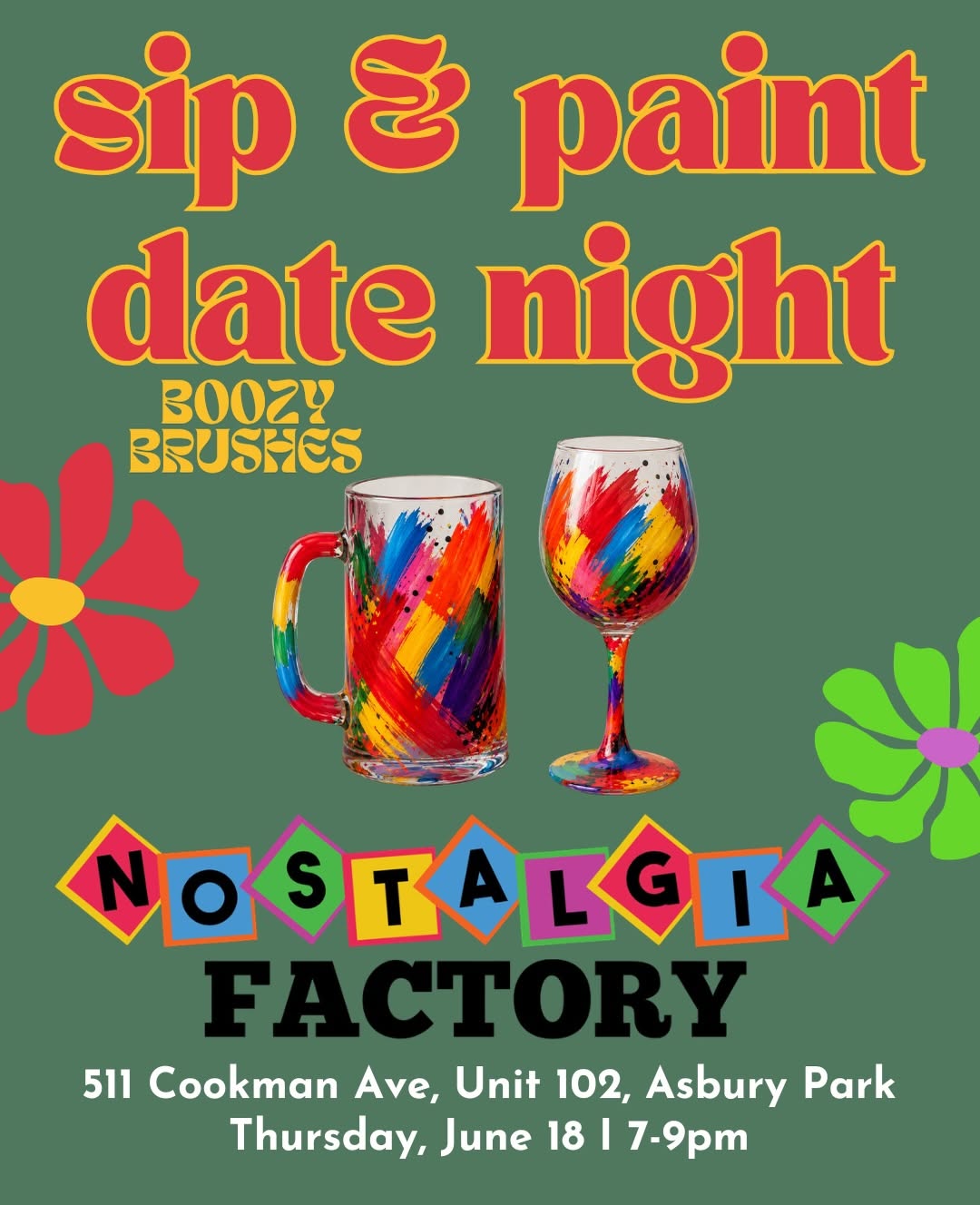 Sip, Paint & Date Night with Boozy Brushes