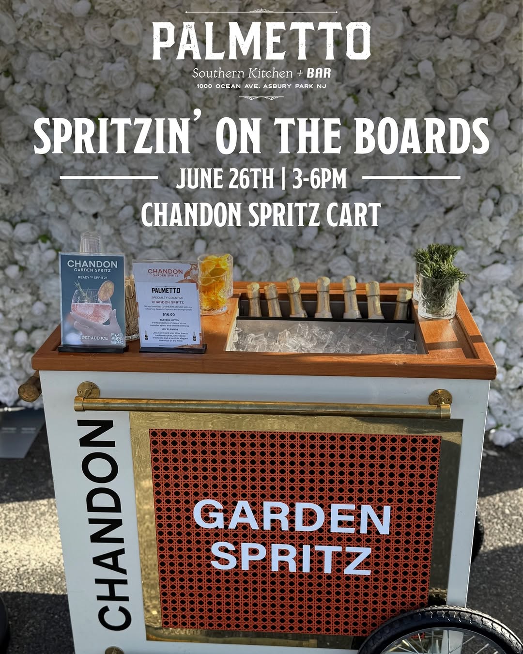 Spritzin’ on the Boards: Chandon Spritz Cart
