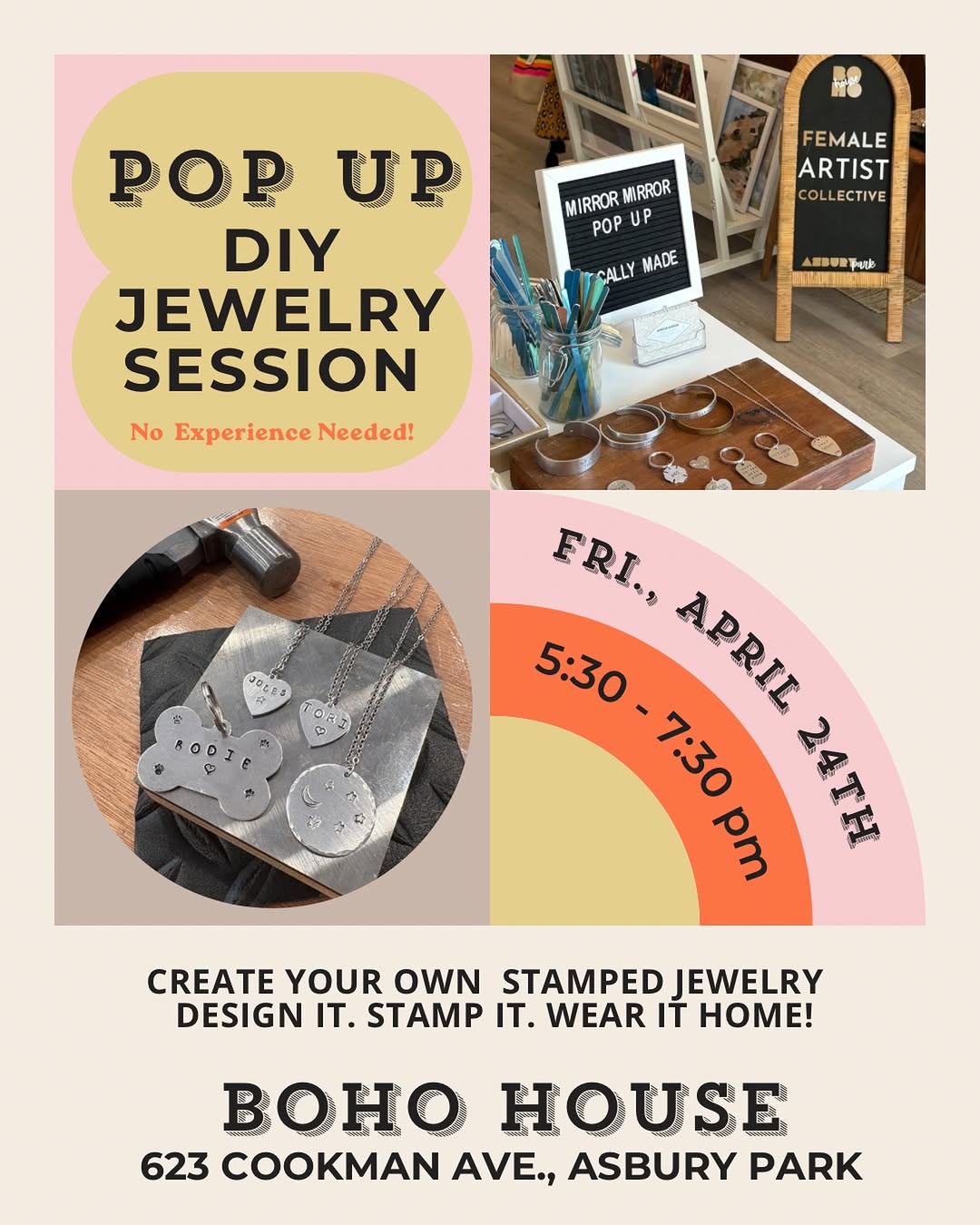 Pop Up DIY Jewelry Session