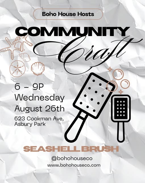Community Craft Night: Seashell Brushes