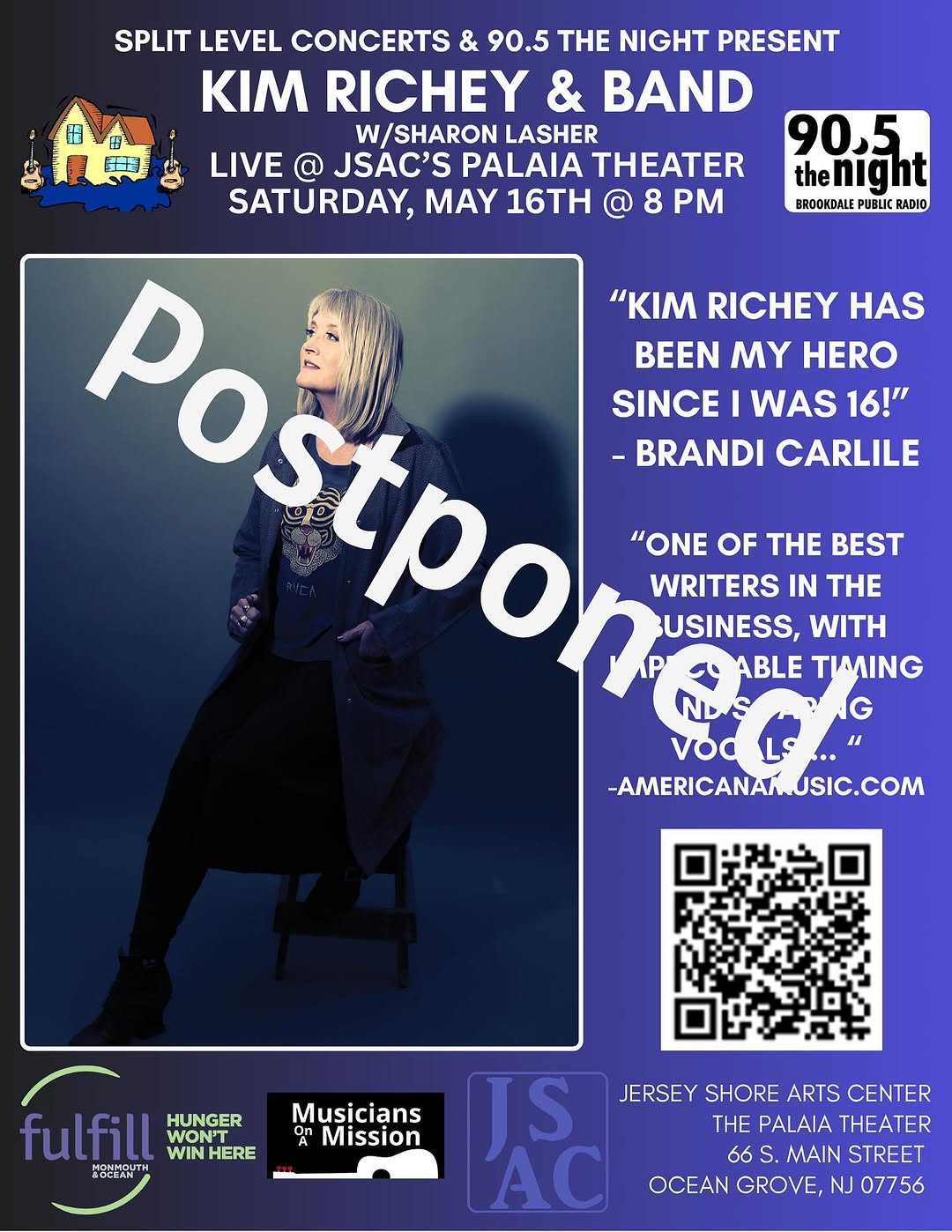 Kim Richey & Band w/ Sharon Lasher